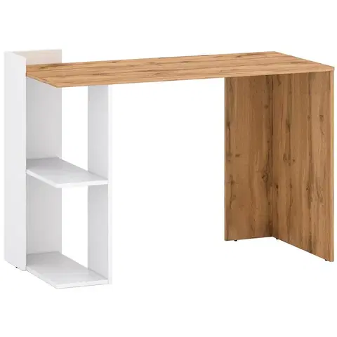 Moderné kancelárske stoly Písací stôl Stil 1 votan/biely