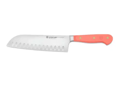 Santoku nože (japonské), Nakiri WÜSTHOF Nôž santoku Wüsthof CLASSIC Colour - Coral Peach, 17 cm 