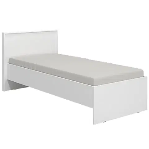 Jednolôžkové postele Posteľ Varadero biela 90x200 11011658