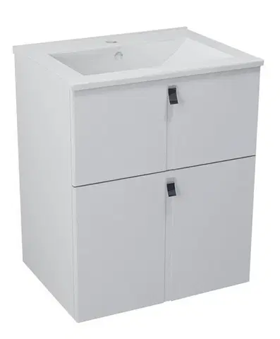 Kúpeľňa SAPHO - MITRA umývadlová skrinka 59,5x70x45,4cm, biela MT061