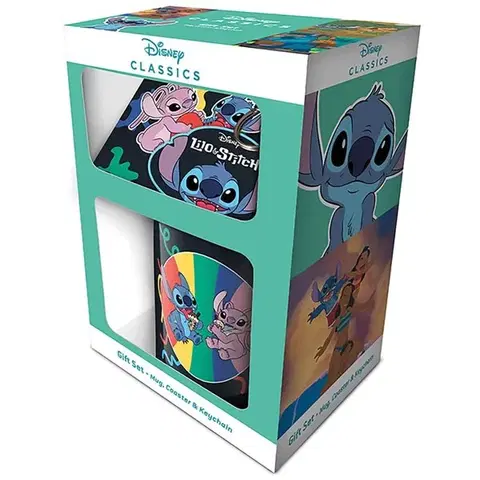 Gadgets Set Hrnček, Kľúčenka, Podšálka Lilo & Stitch (Disney) GP86130
