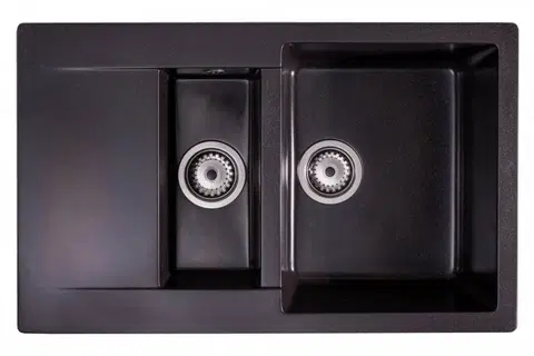 Kuchyňské dřezy Granisil Fabero 795.15 Black metallic 8596220012760