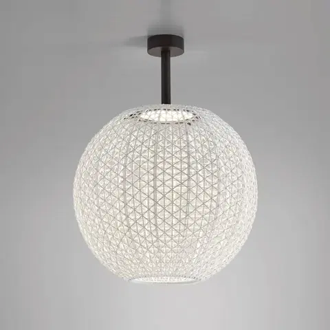 Vonkajšie stropné svietidlá Bover Bover Nans Sphere PF/60 LED vonkajšie stropné svietidlo béžová