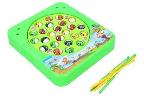 Hračky spoločenské hry pre deti WIKY - Chytanie rybiček, BO, zvukové efekty asst