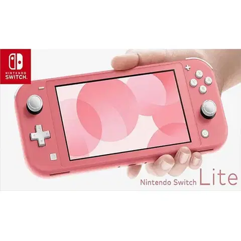 Herné konzoly Nintendo Switch Lite, koralová HDH-S-PAZAA
