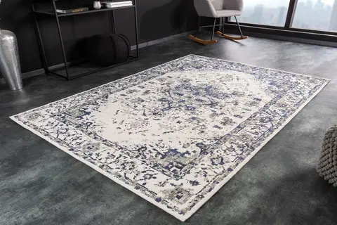 Koberce LuxD Dizajnový koberec Palani 230 x 160 cm sivo-modrý