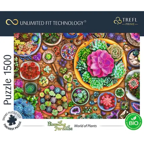Hračky puzzle TREFL -  Puzzle 1500 UFT - Svet rastlín