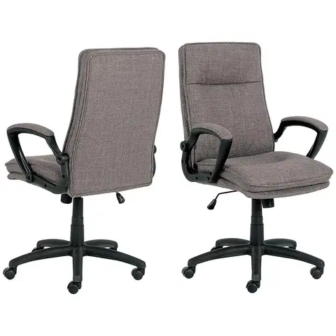 Plastové stoličky Kancelárska stolička grey-brown