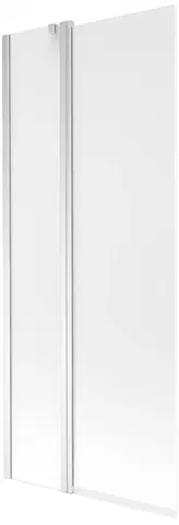 Sprchové dvere MEXEN - Flip vaňová zástena 1-krídlo 80x150 cm, dekor, chróm 894-080-101-01-30