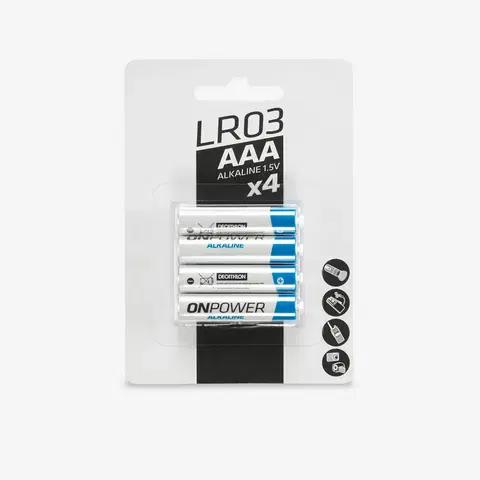 kemping Súprava 4 alkalických batérií LR03 - AAA