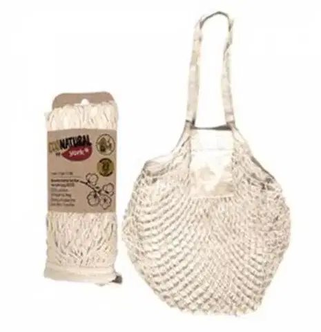 Nákupné tašky a košíky Kinekus Taška nákupná sieťová bavlna ECONATURAL 45x35cm, dlhé ucho