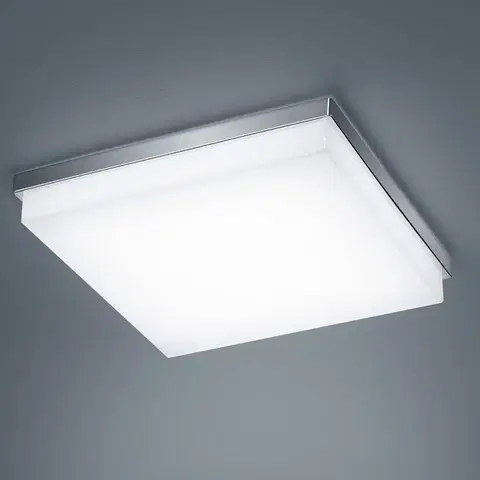 Stropné svietidlá Helestra Helestra Cosi stropné LED chróm 31,5x31,5 cm