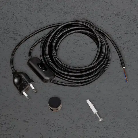 Elektrické materiály Escale Escale Plug and Play kábel, čierny
