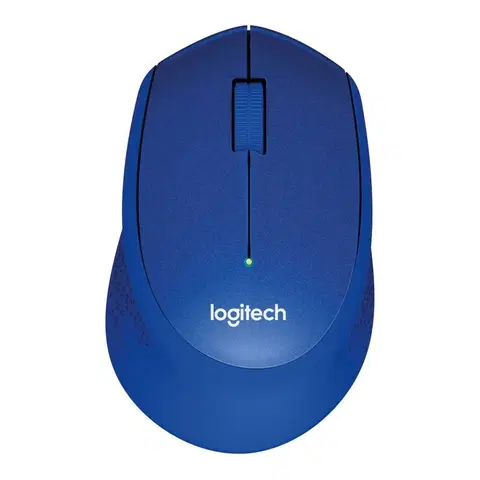 Myši Logitech bezdrôtová myš M330 Silent Plus, modrá 910-004910
