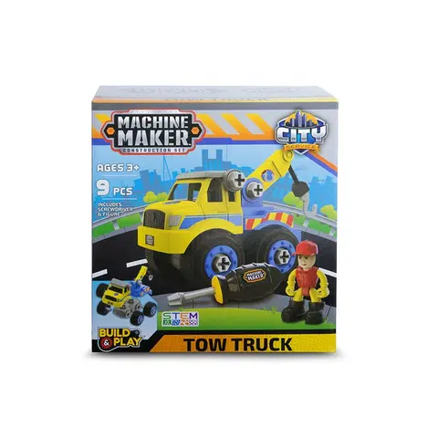 Hračky - dopravné stroje a traktory NIKKO - City Service, 3 druhy