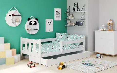 Detské izby Detská posteľ so zásuvkou MARINELLA 160x80 cm Halmar Biela