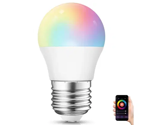 Žiarovky  B.V. LED RGBW Stmievateľná žiarovka G45 E27/4W/230V 2700-6500K Wi-Fi -  