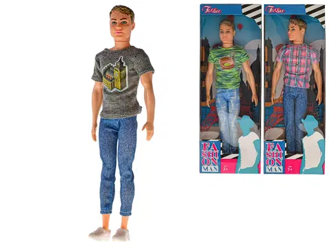 Hračky bábiky MIKRO TRADING - Módný chlapec 30cm - zelená