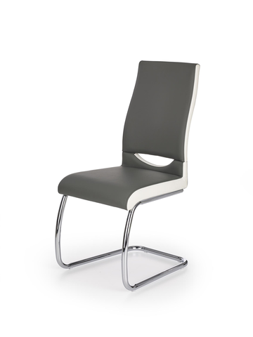 Jedálenské stoličky HALMAR K259 jedálenská stolička sivá / biela