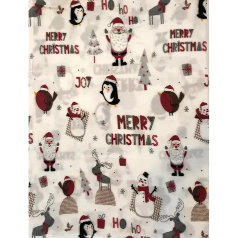 Prikrývky na spanie Jahu Fleecová deka Christmas time, 150 x 200 cm