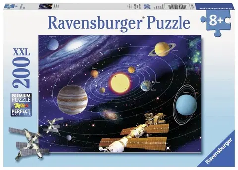 Hračky puzzle RAVENSBURGER - Slnečná sústava 200 dielikov