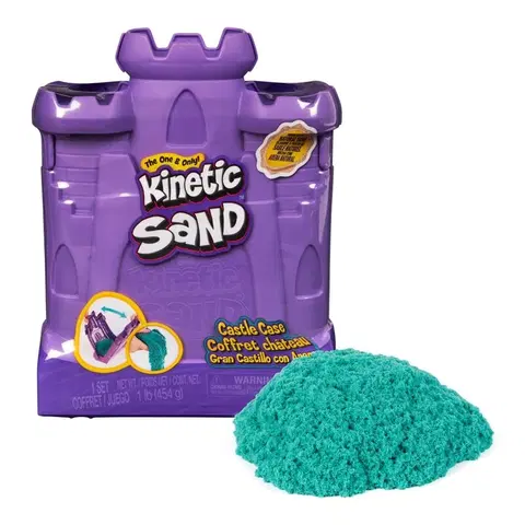Kreatívne a výtvarné hračky SPIN MASTER - Kinetic Sand Forma Hradu S Tekutým Pieskom