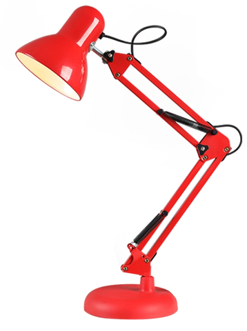 Stolové lampy Stolná lampa L2854 SANDY červená, vrátanie LED žiarovky S2571, 8W