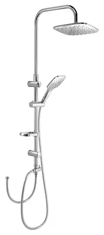 Sprchy a sprchové panely AQUALINE - KERA sprchový stĺp s pripojením na batériu, chróm SL430