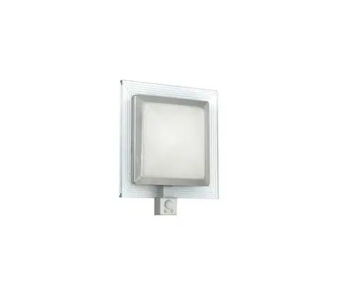 Záhradné lampy Eglo EGLO 88163 - Vonkajšie nástenné svietidlo s čidlom PALI 1xE27/15W + 1xLED/1,28W 