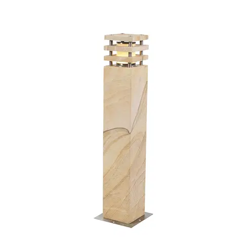 Vonkajsie osvetlenie Moderná stojaca vonkajšia lampa pieskovcová 70 cm - nevrlá