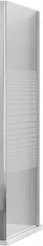 Sprchovacie kúty MEXEN - APIA stena 80x190 cm 5mm chróm pásy 840-080-000-01-20