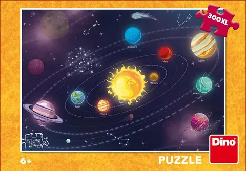 Hračky puzzle DINO - Detská Slnečná Sústava 300 Xl Puzzle Nové