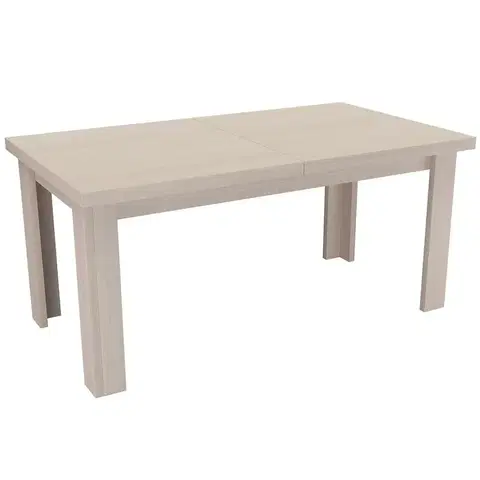 Jedálenské stoly Rozkladací stôl  veľký 160/200x90cm dub santana
