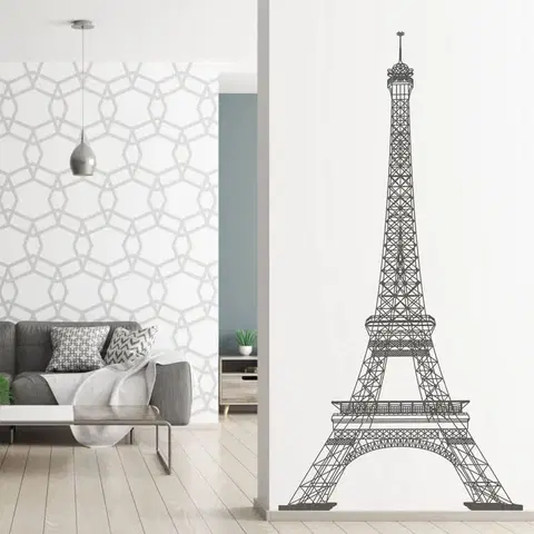 Nálepky na stenu Eiffelová veža - Nálepka na stenu