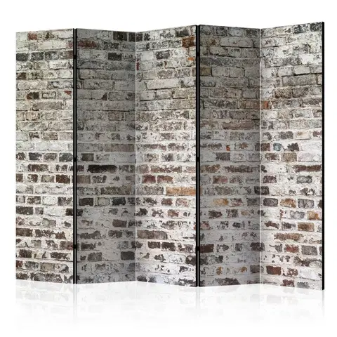 Paravány Paraván Old Walls Dekorhome 225x172 cm (5-dielny)