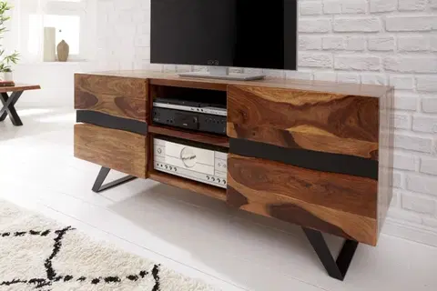 TV stolíky LuxD Dizajnový TV stolík Argentinas 160 cm sheesham