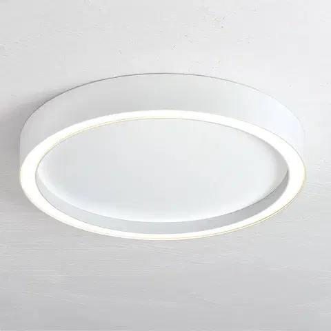 Stropné svietidlá BOPP Stropné svietidlo Bopp Aura LED Ø 30 cm biela/biela