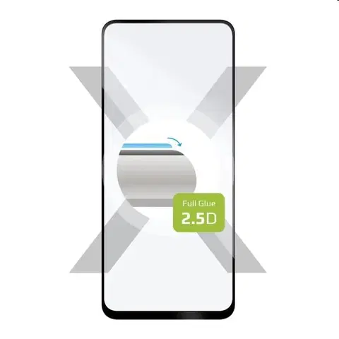 Ochranné fólie pre mobilné telefóny FIXED Full-Cover ochranné sklo pre Motorola Moto G13, čierna FIXGFA-1094-BK