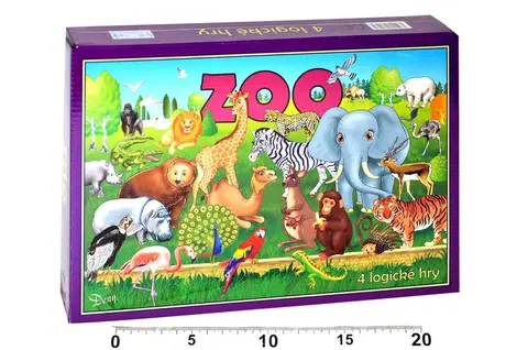 Hračky náučné a vedecké spoločenské hry WIKY - Zoo - společenská hra
