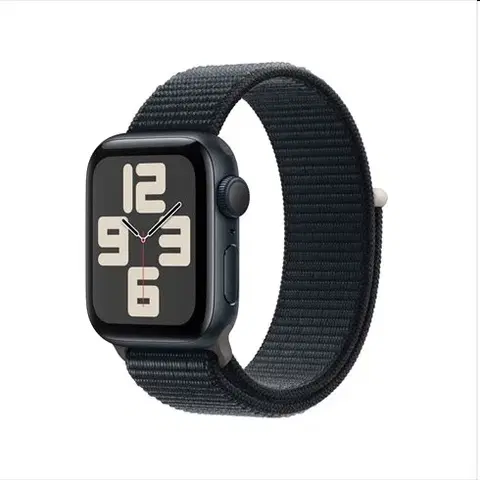 Inteligentné hodinky Apple Watch SE GPS 40mm polnočná , hliníkové puzdro so športovým remienkom polnočná MRE03QCA