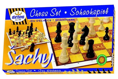 Hračky rodinné spoločenské hry DETOA - Šachy STEUTON