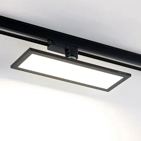 Svietidlá pre 3-fázové koľajnicové svetelné systémy Arcchio Arcchio Hairis 3-fázový LED panel čierna 4 000 K