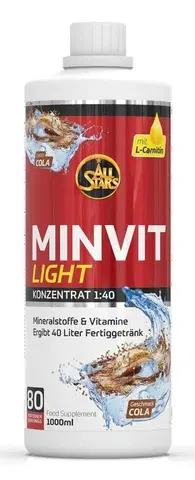 Iontové nápoje Minvit Light - All Stars 1000 ml. Currant