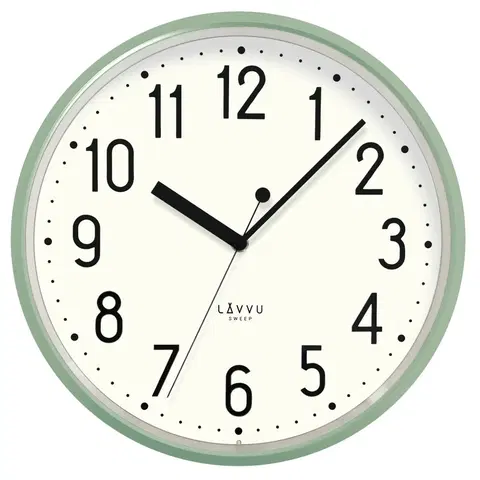 Hodiny LAVVU Zelené hodiny, pr. 29,5 cm
