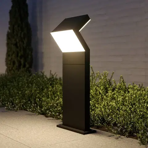 Vonkajšie stojanové svietidlá Arcchio Arcchio Havin soklové LED svietidlo, tmavosivé