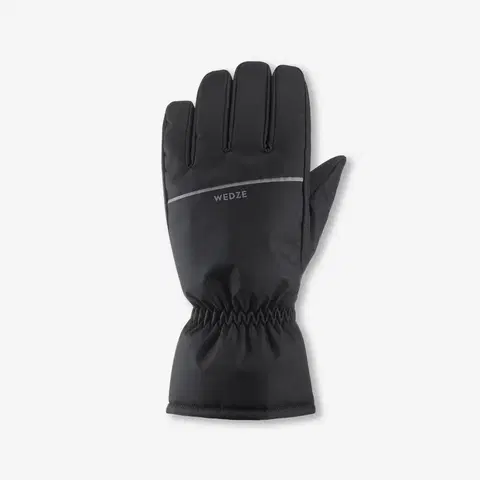 rukavice Lyžiarske rukavice 100 čierne
