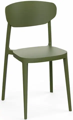 Jedálenské zostavy Jedálenská stolička MARE Rojaplast Zelená