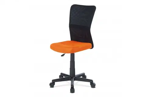 Detské stoličky a kreslá Detská kancelárska stolička KA-2325 Autronic Oranžová