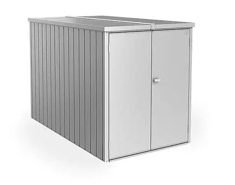 Úložné boxy Biohort Multifunkčný úložný priestorový box Minigaráž (strieborná metalíza) Minigaráž (3 krabice)