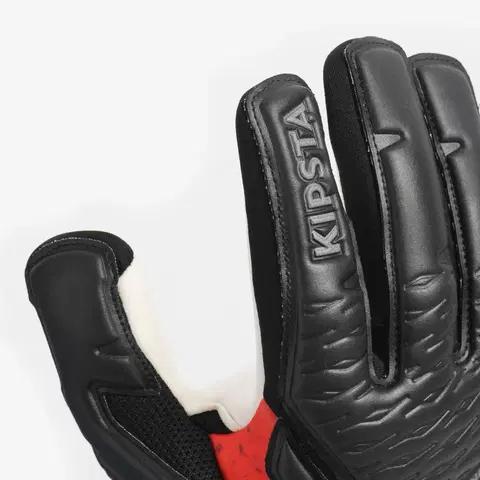 futbal Futbalové brankárske rukavice F900 Viralto čierno-červené
